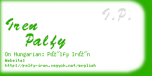 iren palfy business card